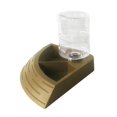 thumbnail image 1 of Comederos automáticos para reptiles Waterer Terrarium Corner Bowl Habitat Decor Turtle Food and Water Bowl para ranas, arañas, anfibiosChameleon Pet , Oro titanio, l Yinane Bebedero para reptiles, 1 of 8