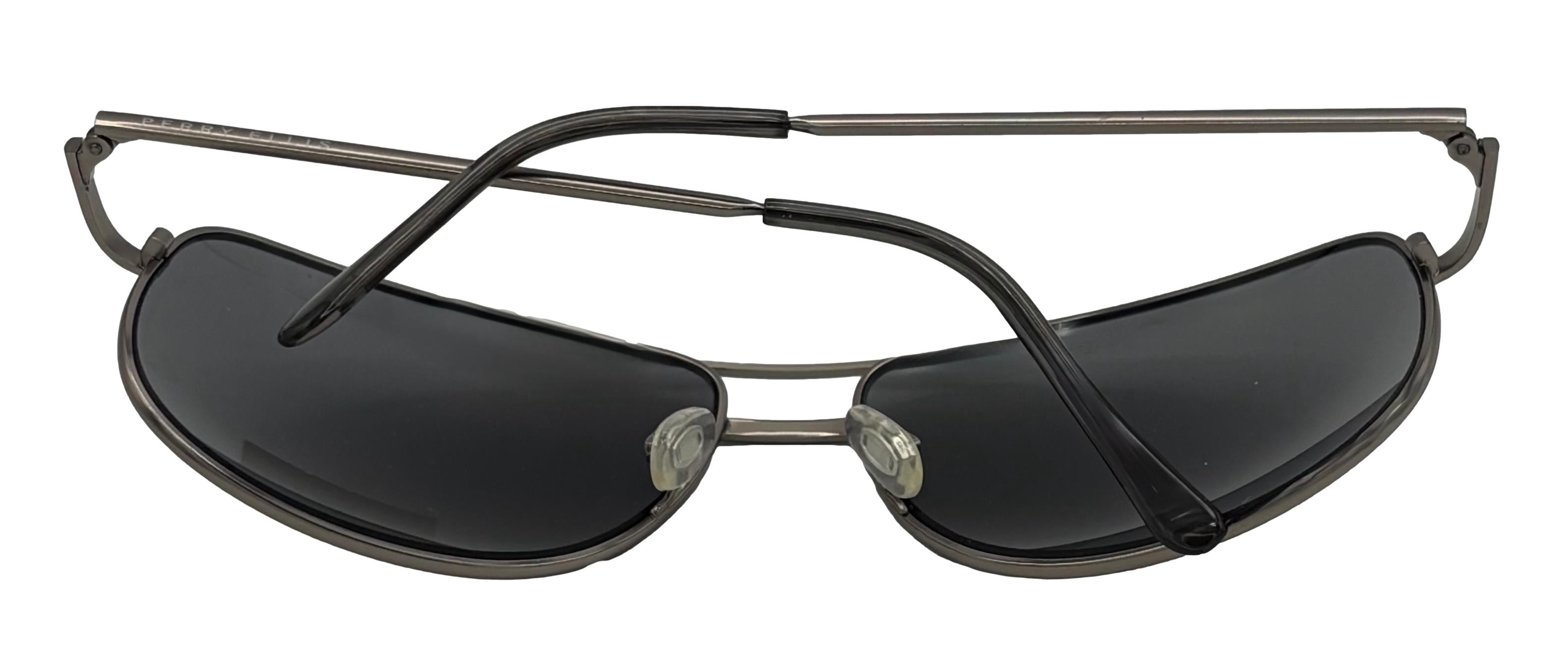 Perry Ellis Mens Sunglass Mens Gunmetal / Metal Aviator Smoke Lens PE22 4