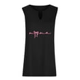 thumbnail image 4 of Taqqpue Womens Plus Size Tank Tops Casual Loose Fit Printed Sleeveless V Neck T Shirts Summer Tunics Ladies Basic Shirts M-3XL, 4 of 4