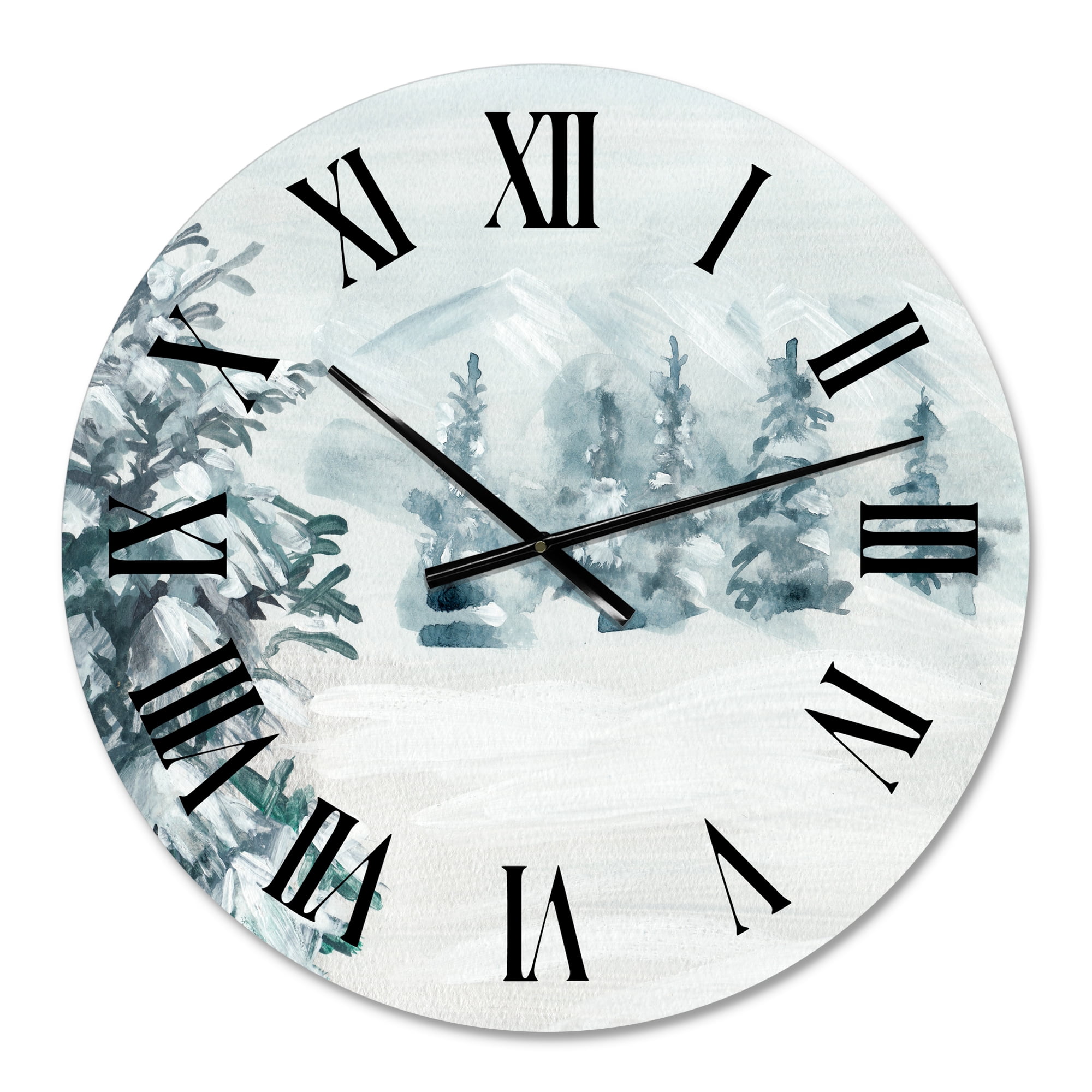 Designart 1 in Quartz Traditional Wall Clock