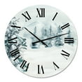 thumbnail image 2 of Designart 1 in Quartz Traditional Wall Clock, 2 of 5