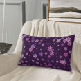 thumbnail image 6 of Fotbe Purple Snow Flakes Pillow Cases - Envelope Closure - Luxury, Extra Soft, Cooling Pillow Covers - Wrinkle, Fade, Stain Resistant-16"x24", 6 of 8
