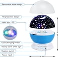 thumbnail image 4 of Luz nocturna para niños, luz nocturna para niños, luz nocturna de estrellas, proyector de luna y estrellas con rotación de 360 ​​grados, regalo único para hombres, mujeres y niños, 4 of 5