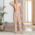 thumbnail image 5 of Uemuo Funny Chicken Pattern Men's Wide Leg Palazzo Lounge Pants with Pockets Light Weight Loose Comfy Casual Pajama Pants-XX-Large, 5 of 9