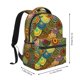 thumbnail image 2 of Disketp Colorful Circle Mochila Estampada para Hombre y Mujer – Mochila Ligera Clásica con Múltiples Bolsillos para Universidad, Trabajo y Viajes-One Size, 2 of 5