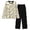 d-77Black60, variant on MEZZALL Women Pajama Set Crew Neck Long Sleeve Striped Top Elastic Waist Wide Leg Pants Loungewear Sleep Set Soft Loose Fit Sleepwear for Ladies Home Nightwear Breathable 2 Piece Pjs