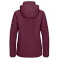 thumbnail image 3 of Little Donkey Andy Women's Insulated Jacket with Hood, Windproof Winter Ski Hiking Jacket, Lightweight and Water-Resistant (Rumba Red M), 3 of 7
