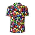 thumbnail image 4 of Rocae Easter Eggs2 for Men's Short Sleeve Polo Shirt, Quick Drying Performance Moisture Wicking Sports Men's Golf Shirt Small, 4 of 9