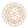 thumbnail image 5 of WRISTBIQUE Wooden Embroidery Floss Holder with Hollow Pattern, Thread Winding Plate for Sewing and Craft Storage, 5 of 8