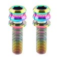 thumbnail image 3 of yotijar 2 Pieces Bike Handlebar Stem Titanium Screws M6 Spare Part Accessory M6 17, 3 of 8