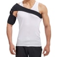 thumbnail image 2 of PinesC Shoulder Belt Support Arm Sling For Stroke Hemiplegia Subluxation Adjustable Right Left Single Pads Dislocation Recovery Rehabilitation Straps Shoulder Brace 1 Count (Pack of 1), 2 of 5