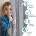thumbnail image 3 of Blackout Kids Curtains,Boho Bohemia Rainbow Childrens Insulated Curtains Set Of 2,Bedroom Essentials,Toddler Room Decor 42"x54"(106x137cm), 3 of 4