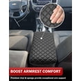 thumbnail image 7 of KBH Center Console Cover for 2015-2022 Chevy Colorado GMC Canyon, Anti-Scratch Leather Middle Console Armrest Cover for Truck Accessories Interior, Black, 7 of 7