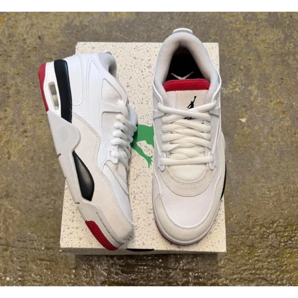 Jo r-dan 4 Rm “white Fire Red” In A Men’s 9.5 New With Box