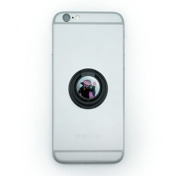 Sesame Street Vintage Count Von Count Mobile Smart Phone Finger Ring Grip Holder Stand