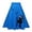 Blue, variant on Skirts for Women Skirt featuring 50s Poodle Theme for Adults High Waist Swing Pleated Party Skirt with Halloween Light Blue M