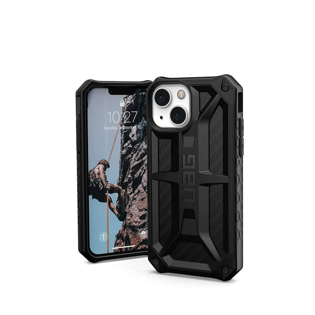 UAG iPhone 13 Mini Case [5.4-inch screen] Rugged Lightweight Slim  Shockproof Premium Monarch Protective Cover, Carbon Fiber