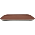 thumbnail image 3 of GET NS-1520-BR BPA-Free Non-Slip Plastic Rectangular Serving Tray, 15" x 20", Brown, 3 of 3