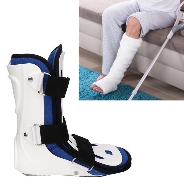 Plantar Fasciitis Adjustable Leg Support Brace Fits Right or Left Foot for Soreness Relief, Foot Pain and Stretching Ankle Support Wrap, Medium