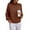 Brown, variant on Ribbed Knit Sweaters for Women Thick Thread High Neck Sweaters Fashion Solid Color Fall Long Sleeve Pullovers Top Winter Clothes