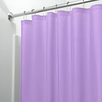Shower Curtain Liner Lavender Vinyl Magnetized Machine Washable