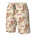 thumbnail image 2 of Yiaed Howdy Cowgirl Print Men's Swim Trunks with Lining Quick Dry Sports Shorts Beach Shorts Boardshorts-Small, 2 of 5