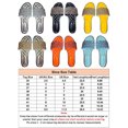 thumbnail image 2 of Crystal Slides for Women Flat Open Toe Rhinestone Sandals Slip On Sparkle Beach Slippers US Size 4.5-11.5, 2 of 3