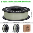 thumbnail image 5 of Geeetech Glow in The Dark Green PLA Filament 1.75mm, Dimensional Accuracy +/- 0.03mm, 1kg(2.2lbs) Spool, Fit for Most 3D Printer, 5 of 7