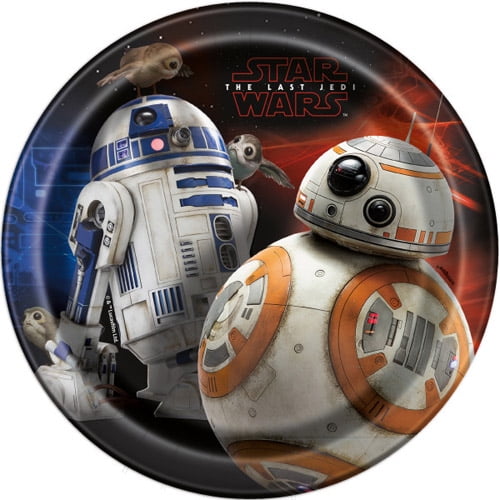 Star Wars 'The Last Jedi' Small Paper Plates (8ct)