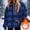 Blue # Womens Sweatshirts, variant on Goodtrade8 Hooded Women's Hoodies Sweatshirt Fleece Pullover Sweatshirt Checked Casual Oversize Long Sleeve Flannel Womens Sweatshirts Winter