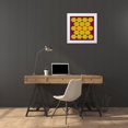 thumbnail image 3 of Homawoo, Richard 26x26 White Modern Wood Framed Museum Art Print Titled - Hexagon Pattern-22, 3 of 4
