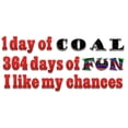 thumbnail image 3 of CafePress - Christmas 1 Day Of Coal 364 Days Of Fun Men's Ligh - Men's Light Loose Fit Cotton Pajama Set, 3 of 7