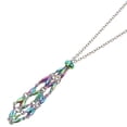 thumbnail image 4 of Shisuyan Collier Porte-Pierre en Cristal Pendentif Cage en Acier Inoxydable, 4 of 8