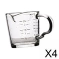 thumbnail image 1 of 4 Tazas Medidoras De Espresso Con Escala, Taza De Leche Con Asa Para Café, 1 of 10