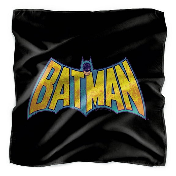 Batman Neon Distress Logo Bandana (21 in x 21 in)