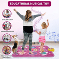 thumbnail image 5 of PAFOLO Dance Mat - Interactive Kids' Toy for Girls, Ages 3-12, Electronic Music & LED Lights Dance Pad, 5 Game Modes, Princess Design Playmat,Birthday Gift for Kids, 5 of 8
