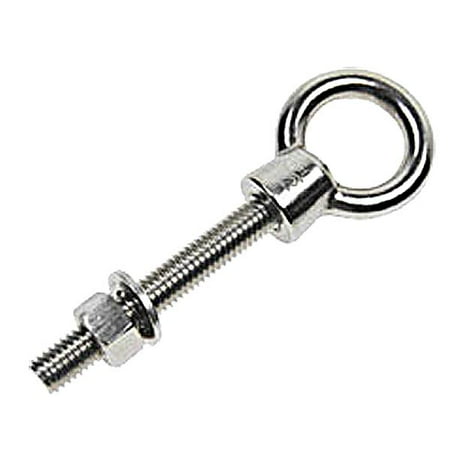 

Shoulder Eye Bolts - Stainless Steel Type 316 - Long - 1/4 x 12