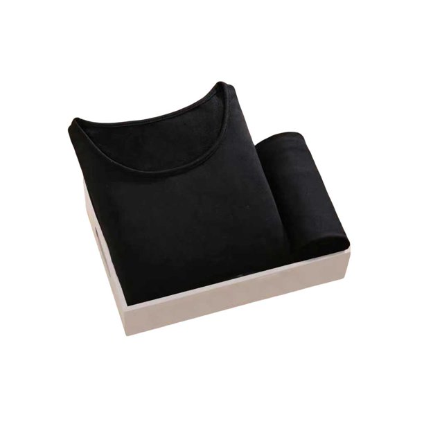 Jumpingount Ropa interior de lana gruesa para mujer, ropa interior térmica térmica para mujer, ropa personal cálida para estudiantes de pregrado conjuntos de ropa 9Negro/5XL 85-95kg Jumpingount AP013757-21