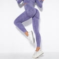 thumbnail image 4 of SELONE Butt Lifting Leggings Workout Butt Lifting Gym Jumpsuits Seamless Knit Sports Yogalicious Utility Dressy Everyday Soft Capri Jeggings for Women Athletic Leggings for Women 12-Purple S, 4 of 9