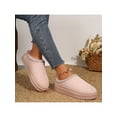 thumbnail image 4 of Bosleng Women's Warm Durable Outdoor Sandals PLATFORM Winter Slippers Thickened Flat Soles Non Slip Comfort Snow Boots, 4 of 10