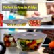 thumbnail image 4 of Tapas de Silicona Universales para Alimentos, Tapa para Microondas, Salpicaduras, Reutilizables con Ventosa, Apto para Lavavajillas, 5 Unidades (Gris claro), 4 of 4