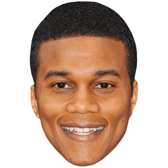Cory Hardrict (Young) Celebrity Mask, Flat Card Face, Fancy Dress Mask