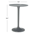 thumbnail image 5 of Safavieh Platina Modern Metal Round End Table, Gray, 5 of 6
