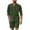Army Green, variant on GERsome Men's 2 Piece Outfits Summer Short Sleeve Button Up Shirts and Shorts Sets Casual Solid Color Athletic Tracksuits S-2XL