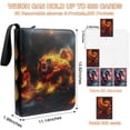 thumbnail image 3 of Trading Card Binder 900 Pockets, TCG Card Album for Standard Size Game Cards, Sports Card, Fits 900 Cards with 50 Removable Sleeves, Portable Card Book for Collectors, Magma Sentinel 900p, 3 of 5