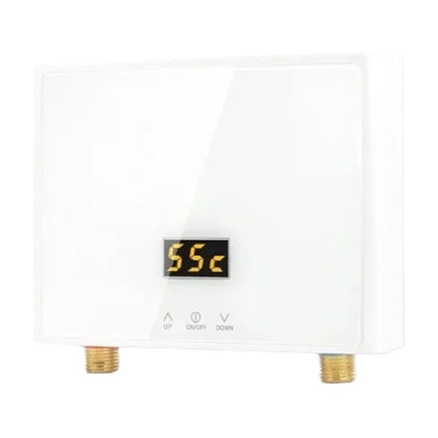 Tankless Instant Electric Water Heater With Touch Panel Remote Control For Kitchen Bathroom Accessory