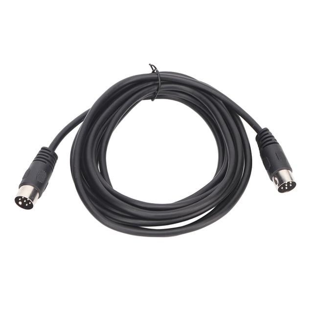 6 Pin DIN Cable Male to Male, Plug and Play Sound Connection, DIN Extension Cord for Digital Device with Compatible Devices, Stable , and PVC Wire