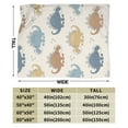 thumbnail image 4 of XMXY Fleece Throw Blanket for Couch, Cute Cartoon Dinosaur Lightweight Plush Fuzzy Cozy Soft Bed Blankets and Throws for Sofa, 40"x30" inches, 4 of 8