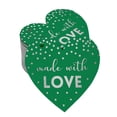 thumbnail image 1 of Inkdotpot Made With Love Wedding Bottle Tag Real Silver Foil Favor Hang Tag 50 Pack, 1 of 6