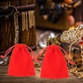 thumbnail image 4 of FOMIYES 20Ud Bolsas De Tela Con Cordón Rojas Para Joyas Reutilizables Y Almacenamiento Práctico, 4 of 6